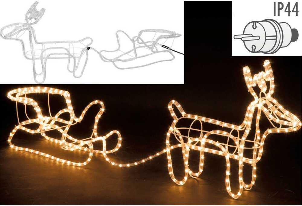 Christmas Decoration Kalėdinė šviečianti dekoracija Elniukas, 324 LED