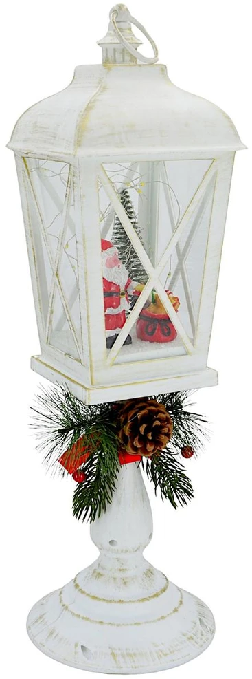 Dekoracja świąteczna Koopman Latarnia lampion dekoracyjny wys: 48CM - Mikołaj