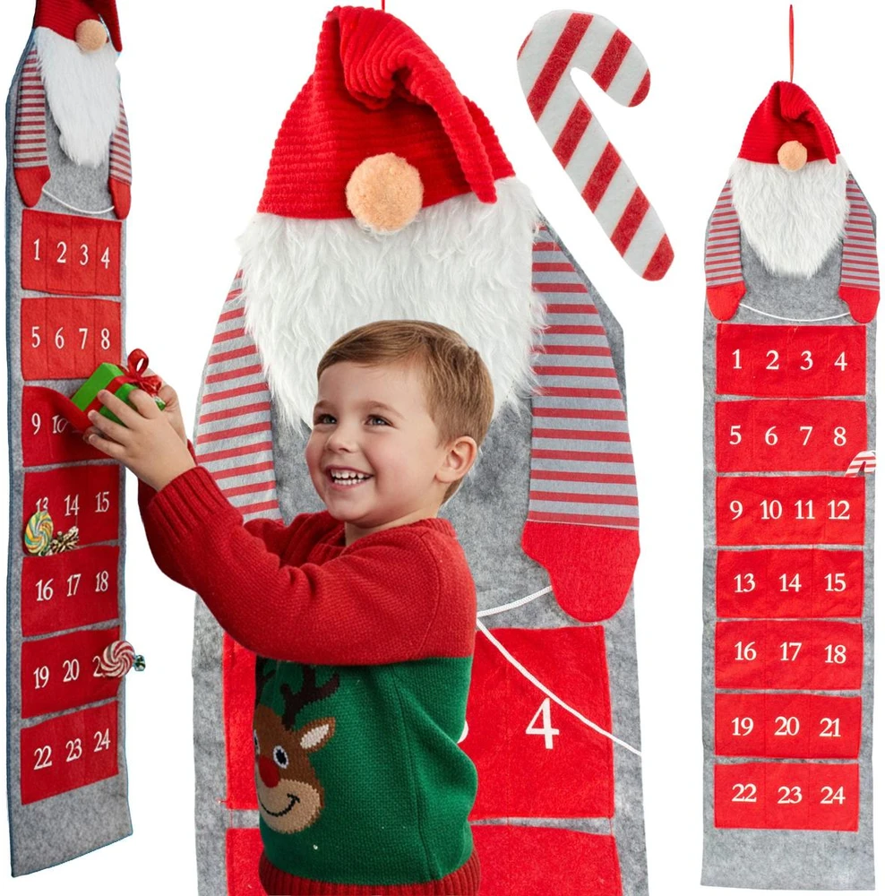 KOOPMAN Gnome advento kalendorius 125 cm