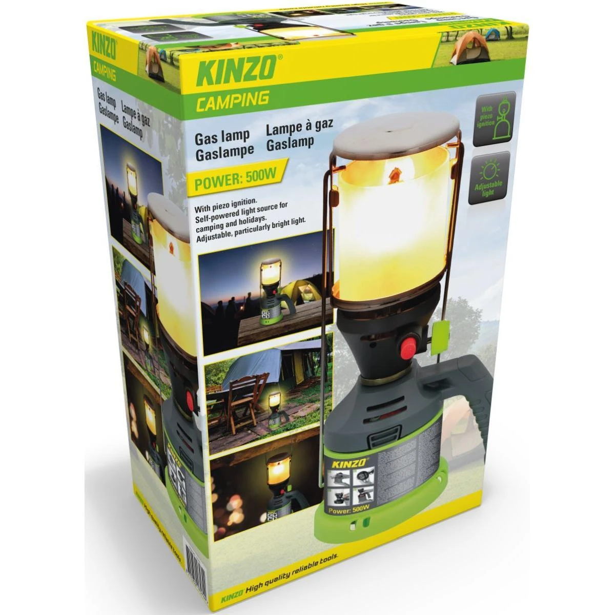 Lampa Turistinis žibintas Kinzo