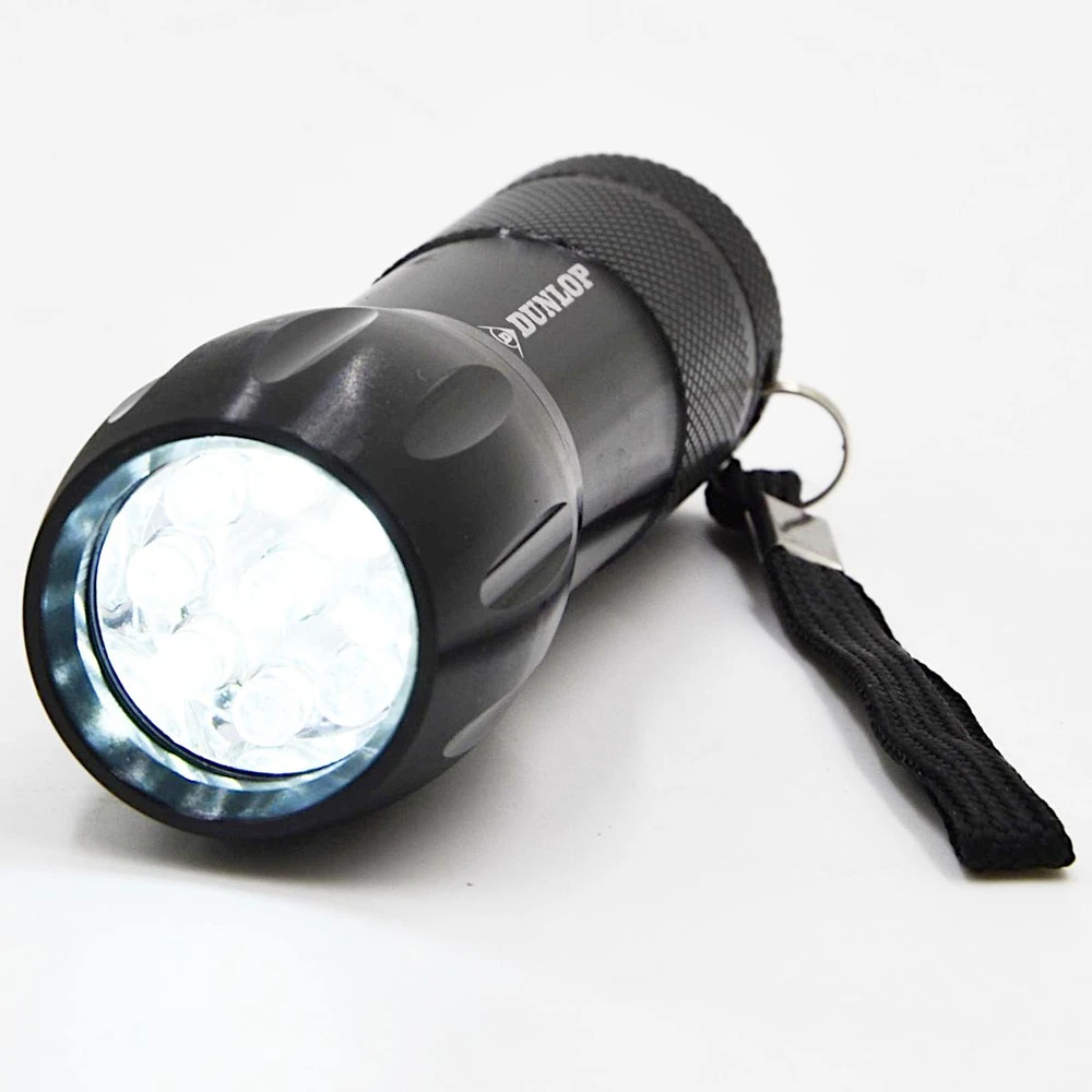 Priekinis dviračio žibintas Dunlop 9 LED