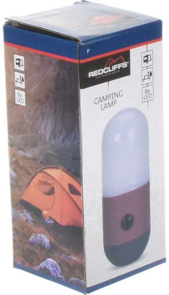 KOOPMAN Turistinis LED stovyklavimo žibintas 2 viename Redcliffs, raudona