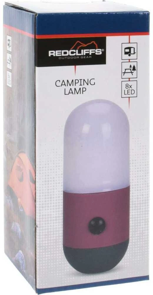 KOOPMAN Turistinis LED stovyklavimo žibintas 2 viename Redcliffs, raudona