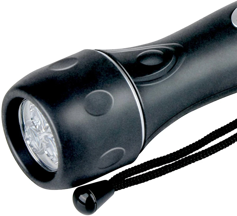 LATARKA RĘCZNA LED GRUNDIG 3 LED 16CM NA 2 BATERIE AA