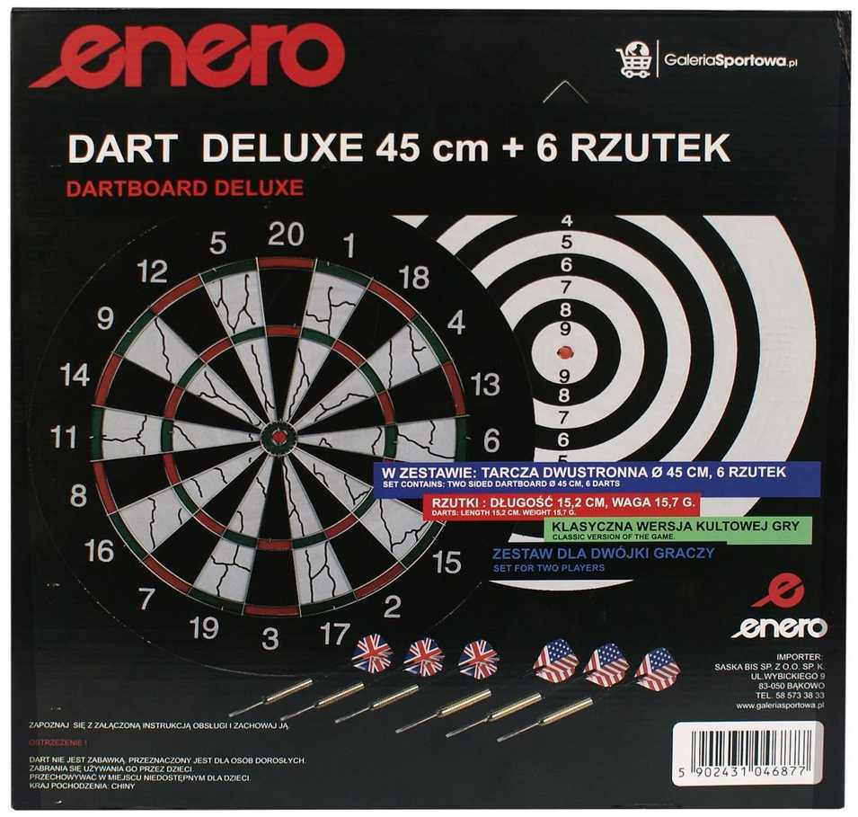 Enero lauko dart lenta 45 cm su 6 strėlytėmis