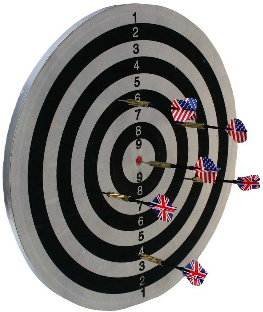 Enero lauko dart lenta 45 cm su 6 strėlytėmis