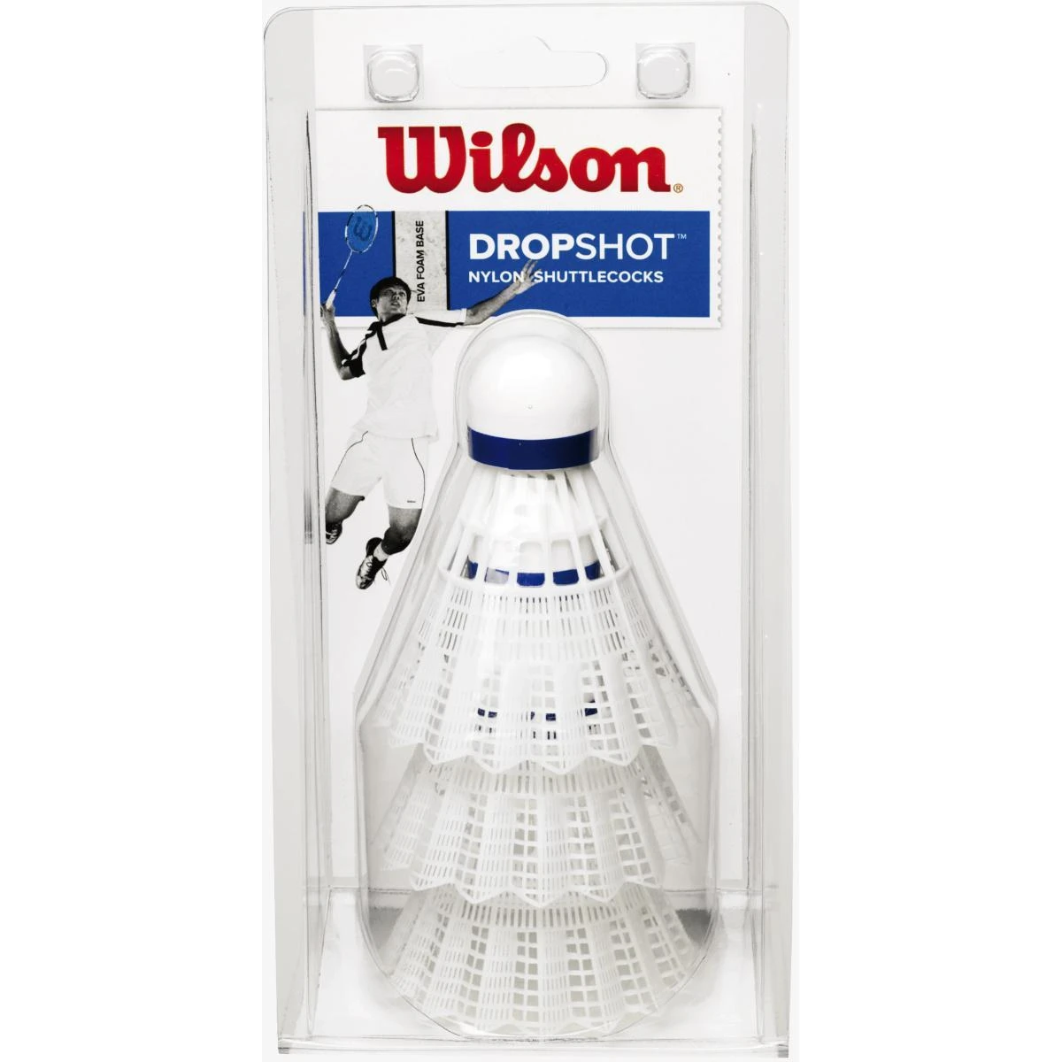 Wilson Dropshot nailoninės plunksnėlės pakuotėje