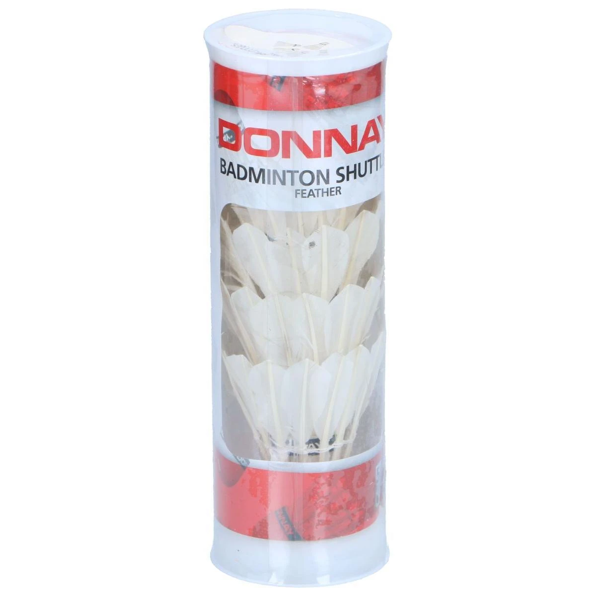 Enero Badmintono Plunksnelės Donnay 5 vnt. Baltos 413990