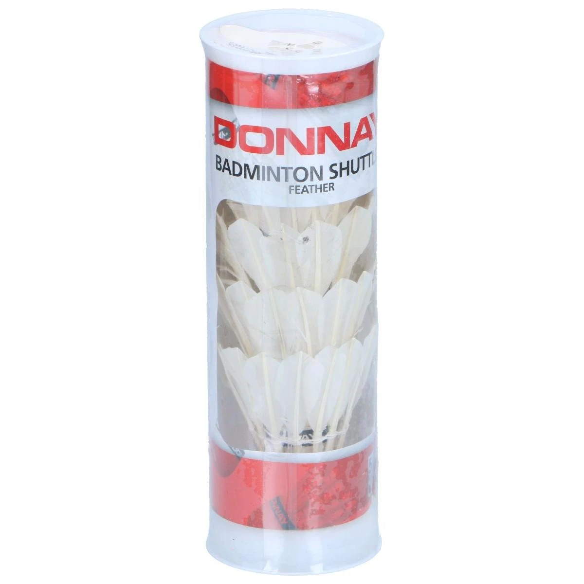 Enero Badmintono Plunksnelės Donnay 5 vnt. Baltos 413990