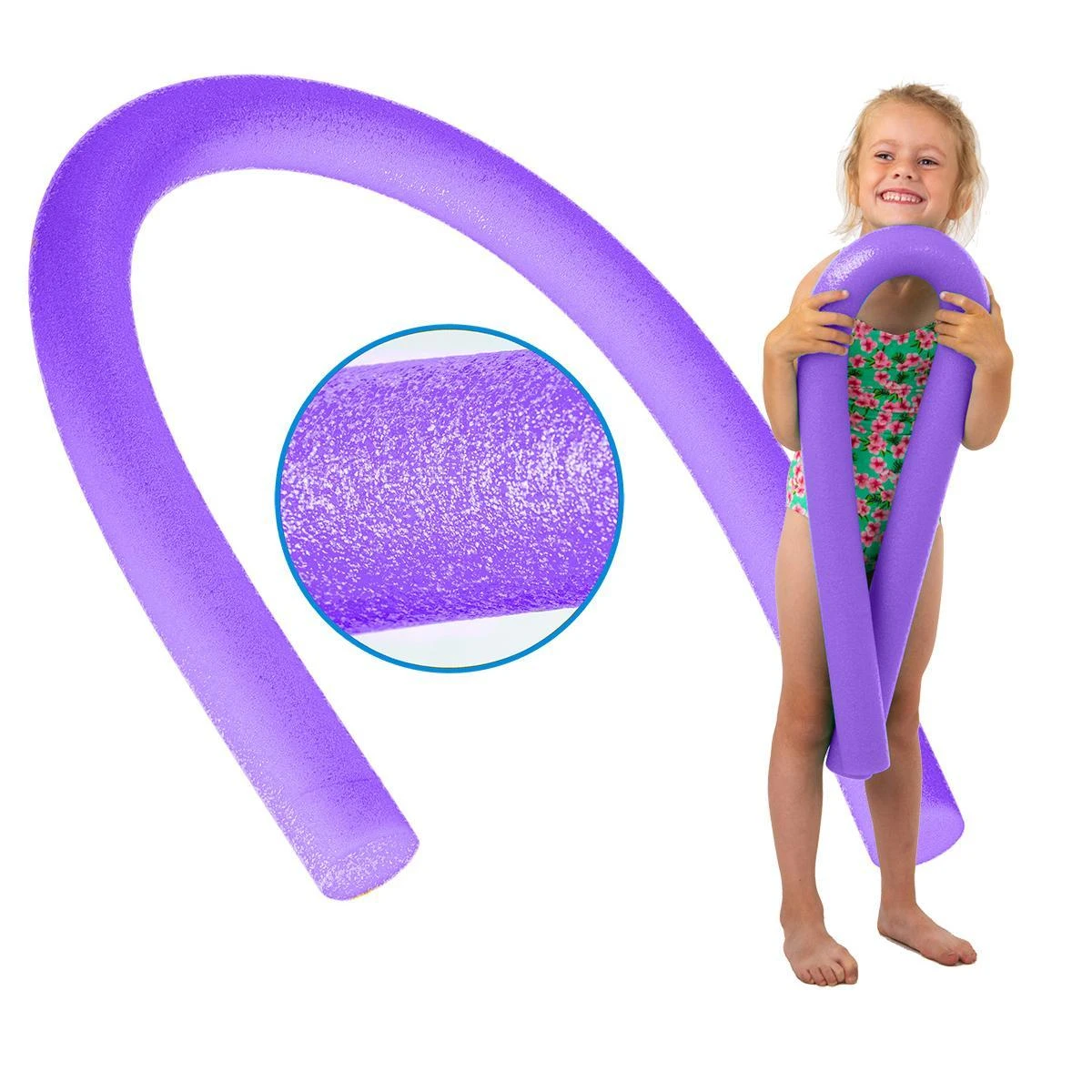 Plaukimo mokymosi makaronas Comfy violetinis