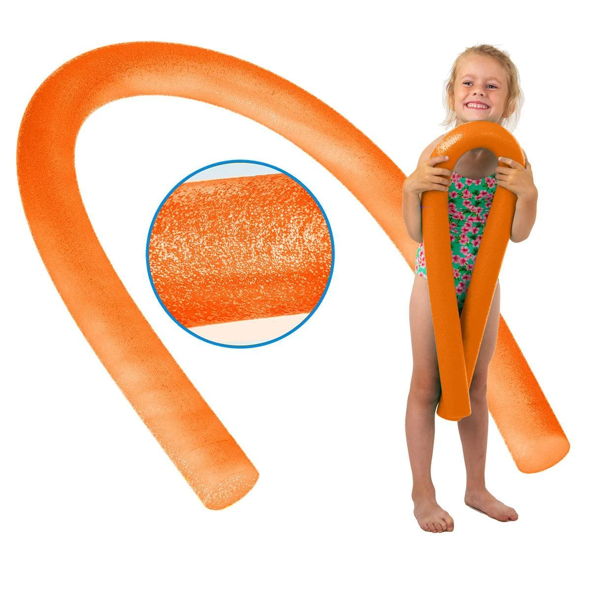 plaukimo makaronas "Comfy" oranžinis