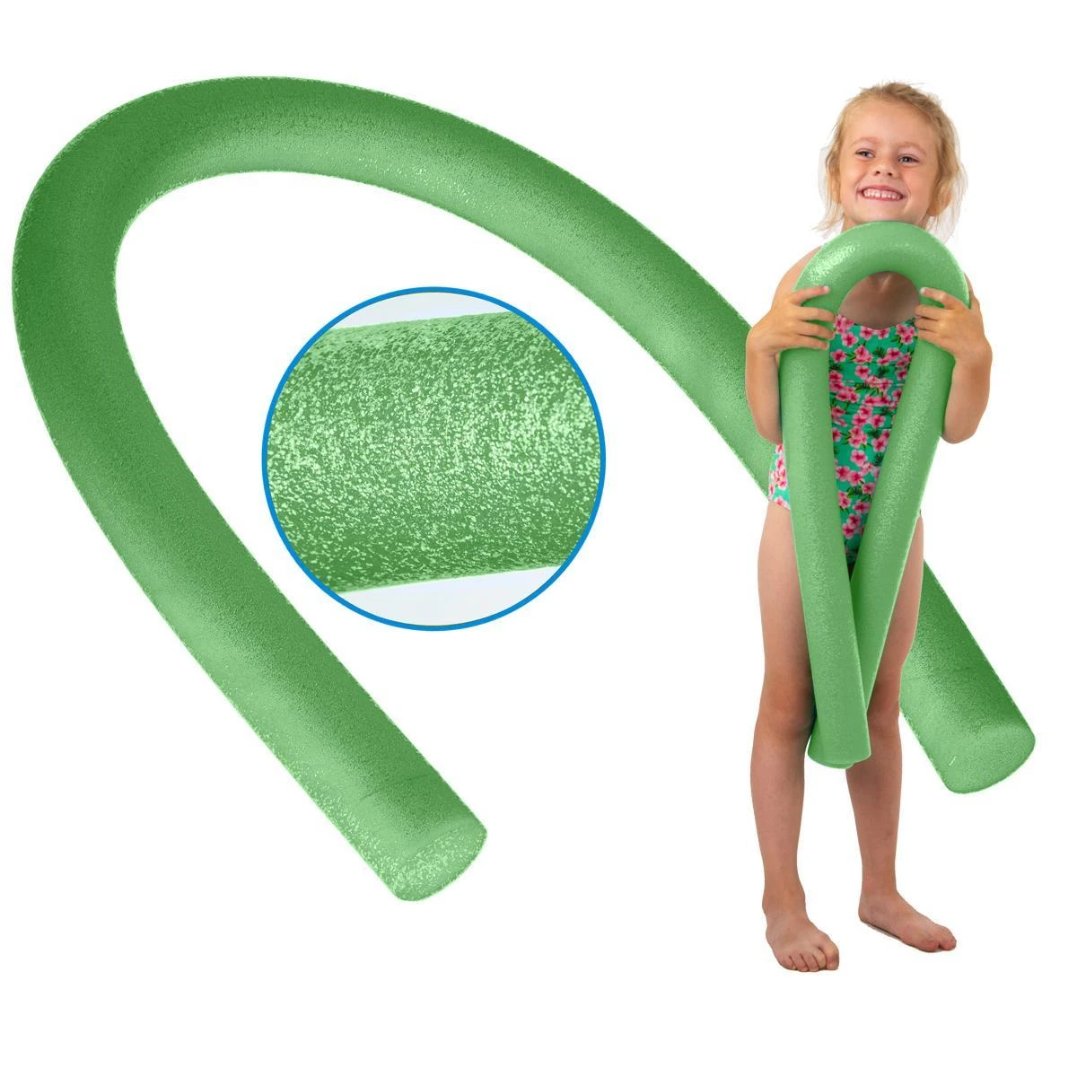 Mankšta plaukimo makaronas Comfy žalias