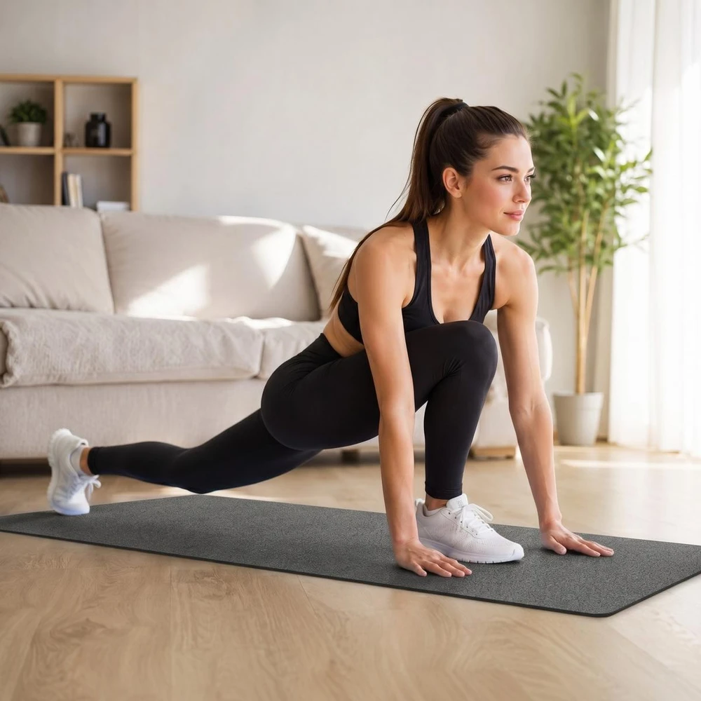 Enero Jogos kilimėlis Eb Fit 180x61x0,4 cm, pilkas