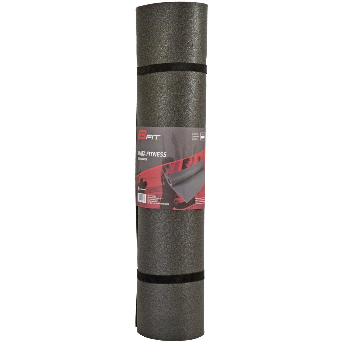 Enero Jogos kilimėlis Eb Fit 180x61x0,4 cm, pilkas