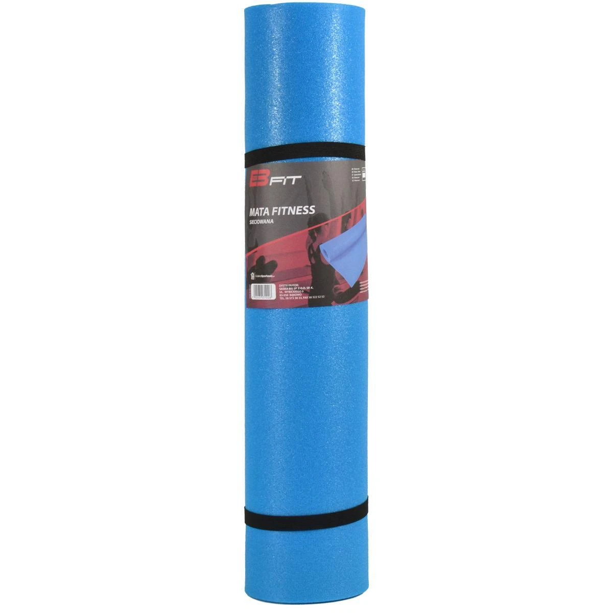 Enero Jogos kilimėlis Eb Fit 180x61x0,4 cm, mėlynas