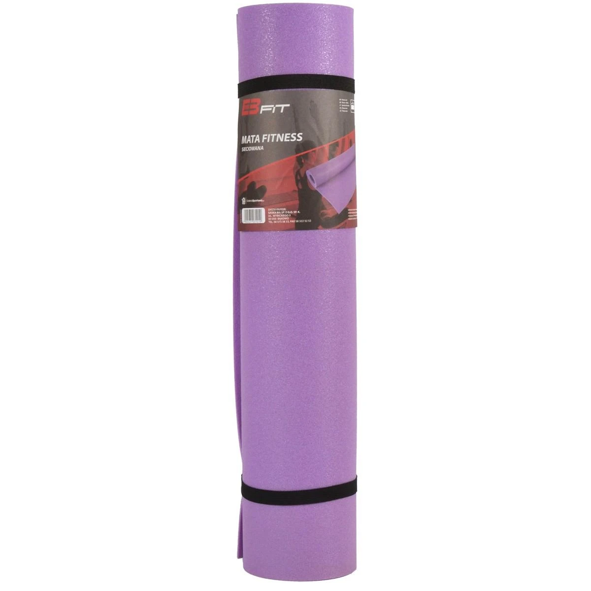 Enero Jogos kilimėlis Eb Fit, 180x61x0,4 cm, violetinis