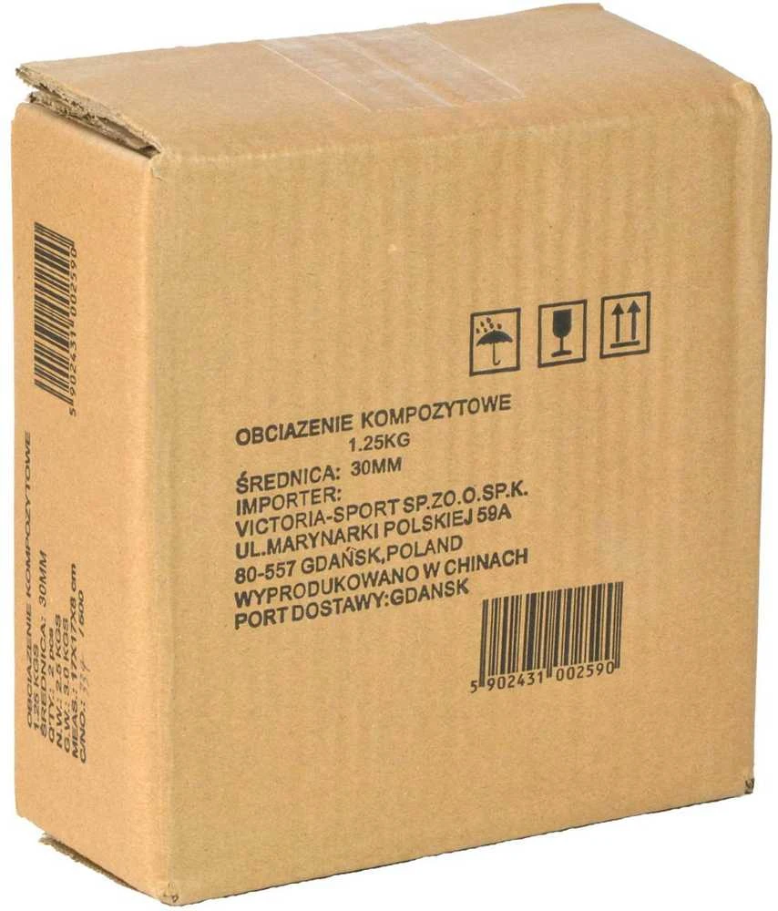 Enero Diskinis svoris EB Fit 1,25 kg , juodas