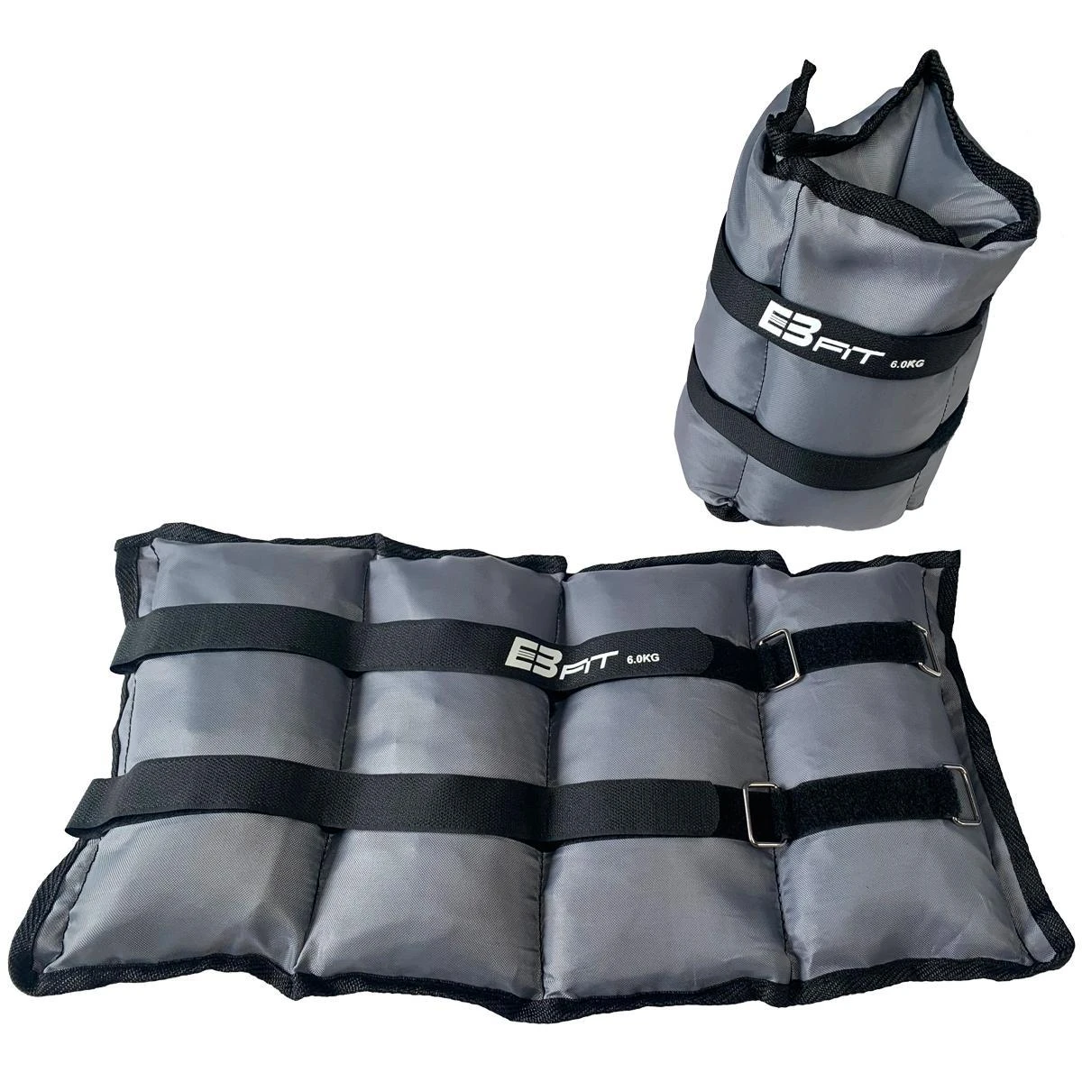 Enero Rankų ir kojų svoriai EB Fit, 12kg (2x6kg), pilki