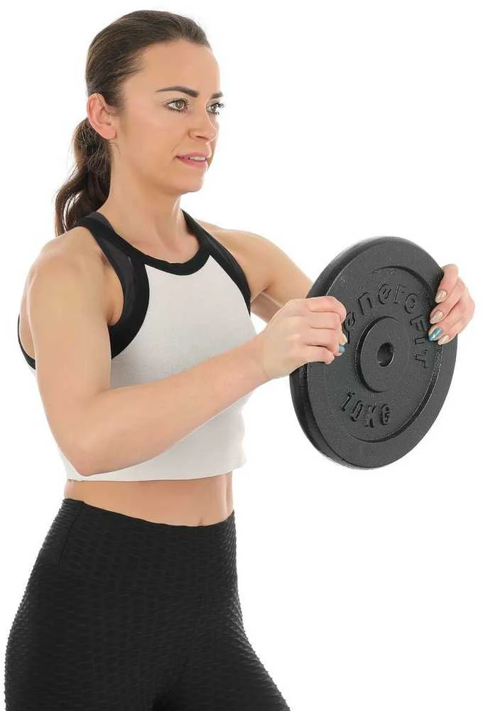 Ketaus svoris juodas 10 kg Enero Fit