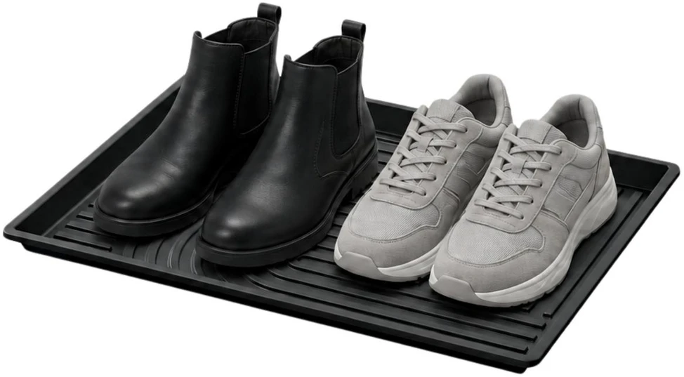 Prosperplast OCIEKACZ MAŁY PODSTAWKA POD BUTY TASSY DRY PAD JUODA KEDEN