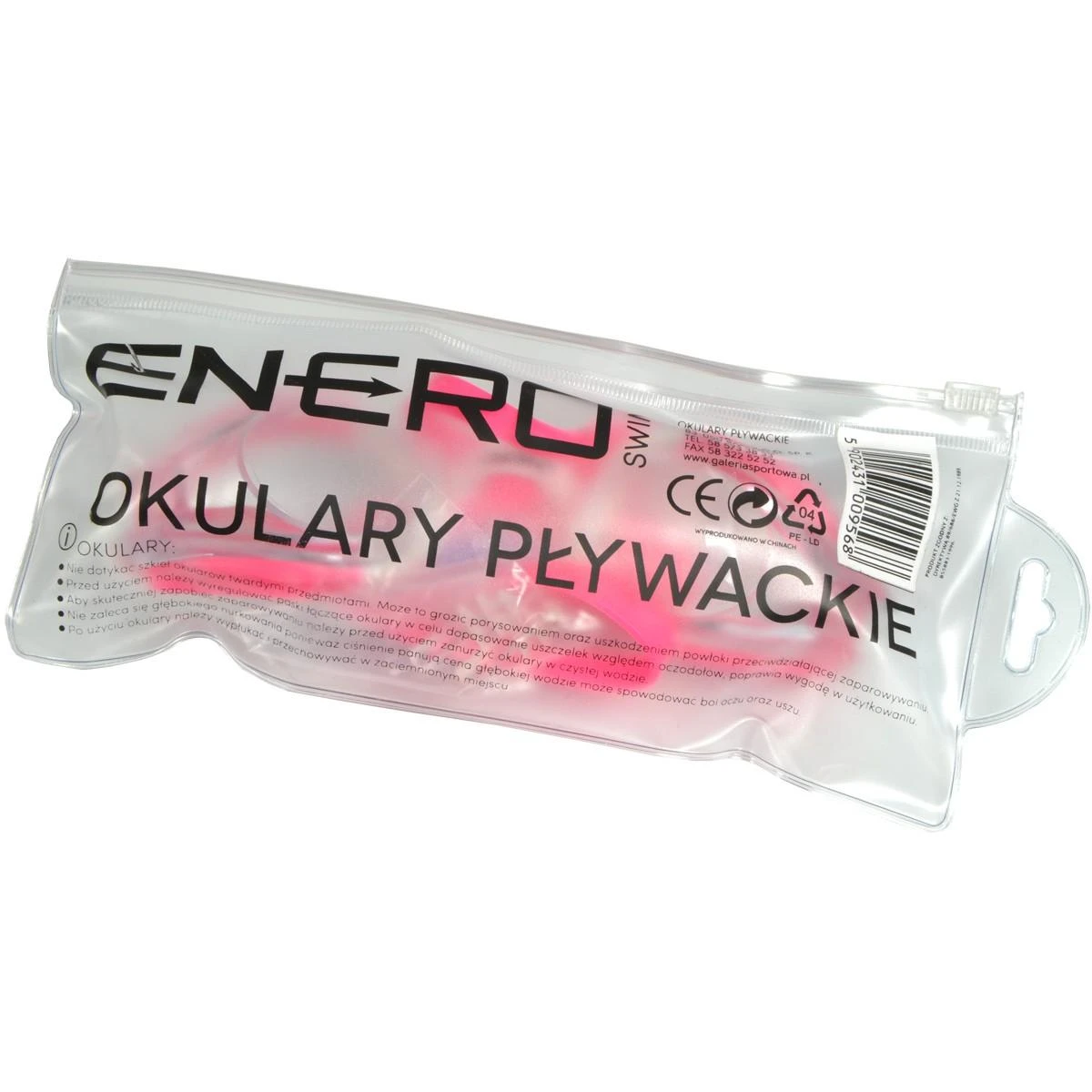 Plaukimo akiniai su kamšteliais Enero