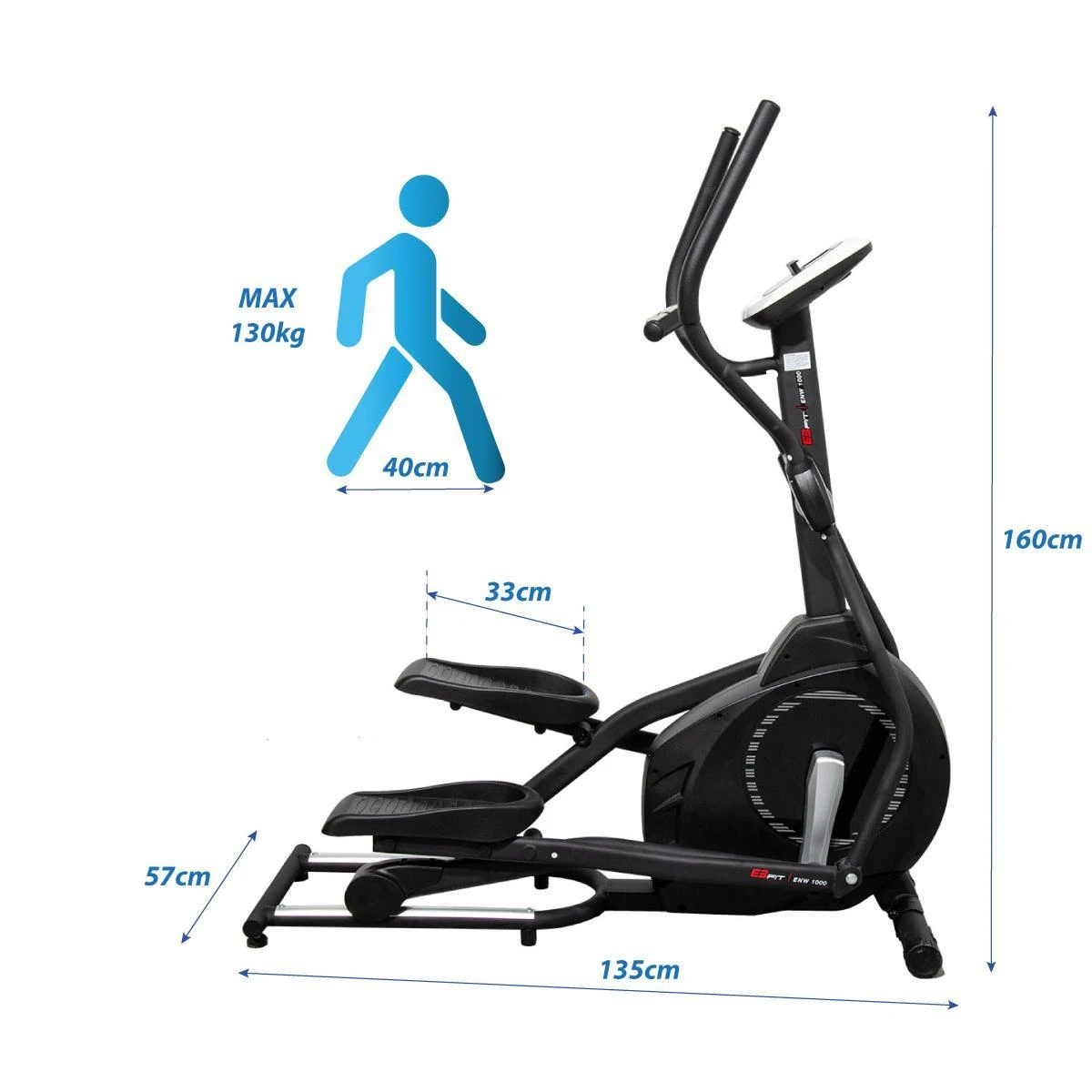 Magnetinis elipsinis treniruoklis EB Fit