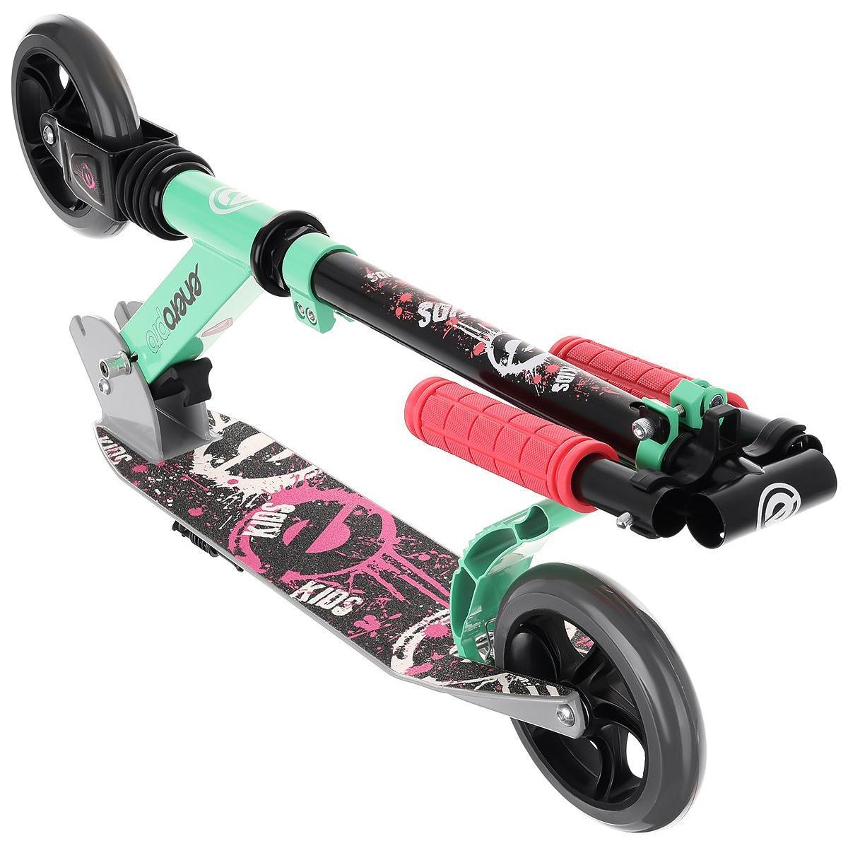 Paspirtukas PB Kid Girl 145 mm, rožinis/žalias