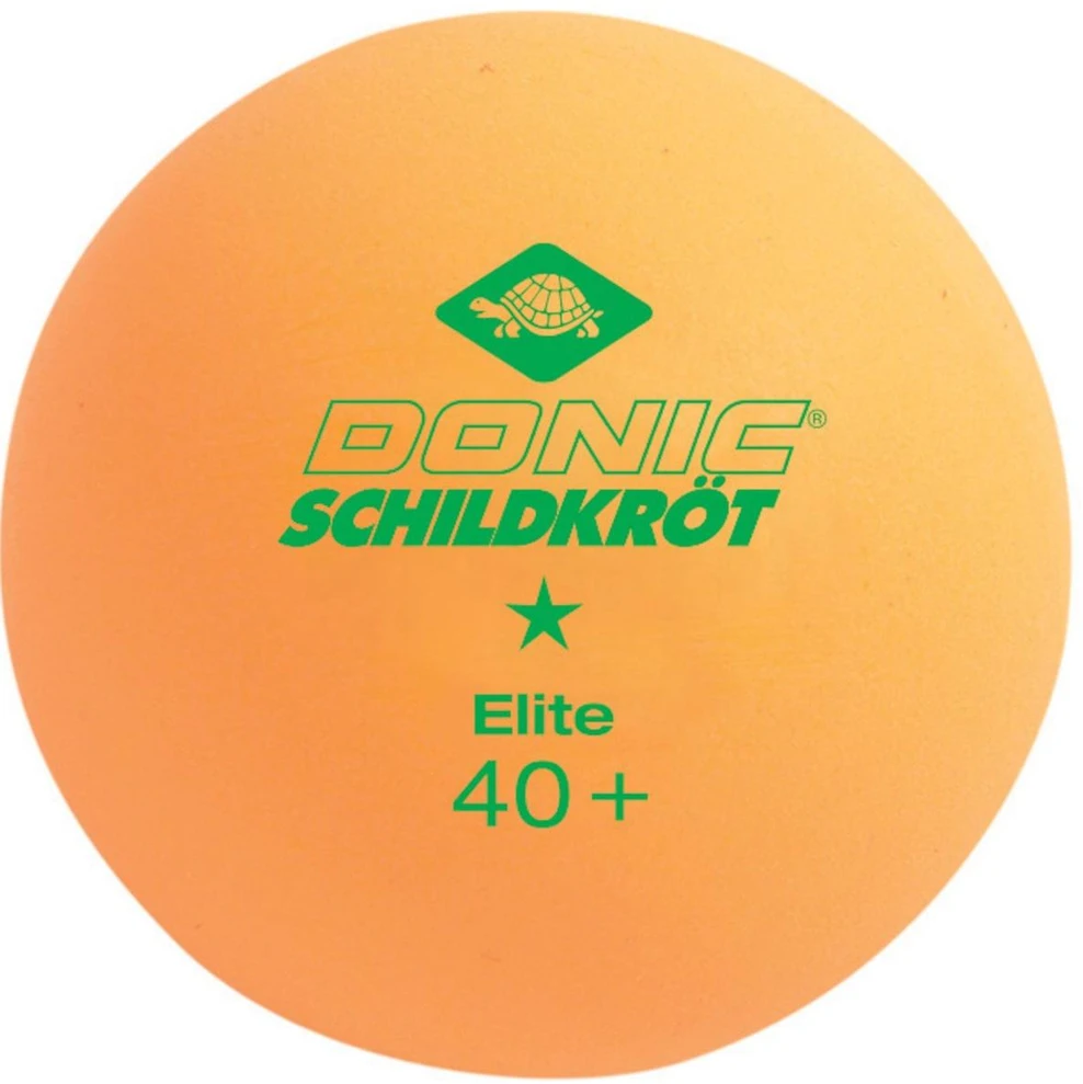 Donic DONIC SCHILDKRÖT PIMPONG BALLS ELITE POLY 40+ 6vnt. oranžinė/baltas