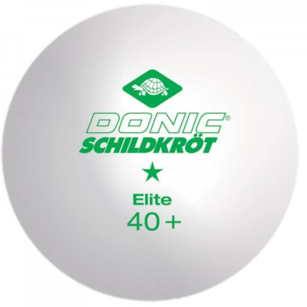 Donic DONIC SCHILDKRÖT PIMPONG BALLS ELITE POLY 40+ 6vnt. oranžinė/baltas