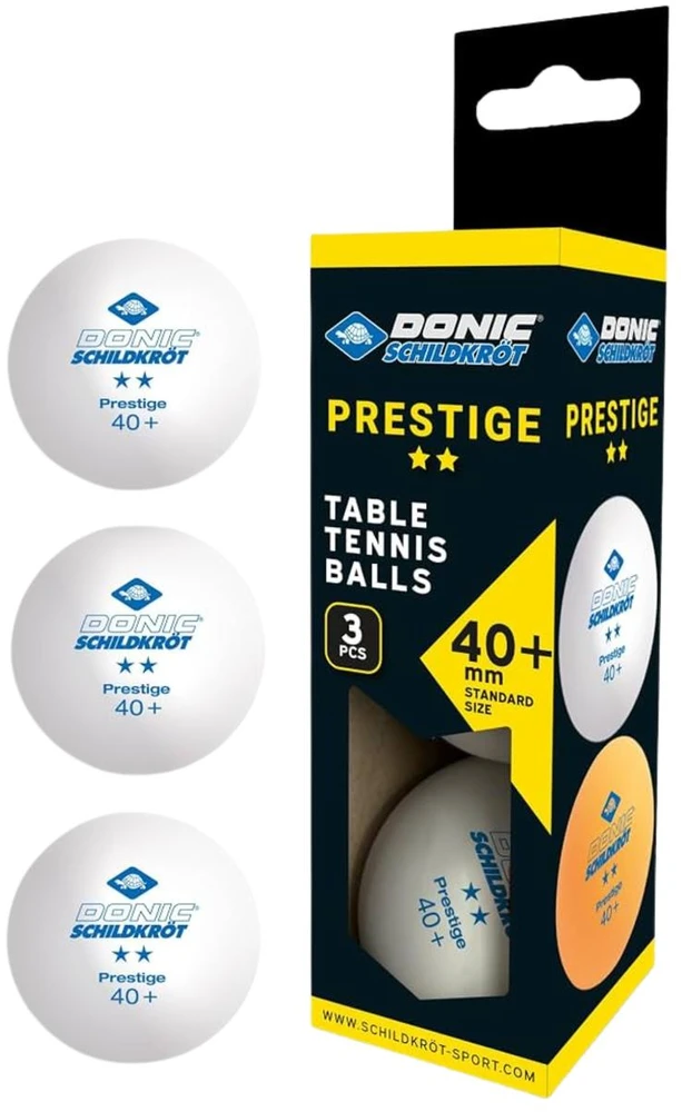 PIŁECZKI DO TENISA STOŁOWEGO 2- STAR PRESTIGE POLY 40 balta 3SZT DONIC