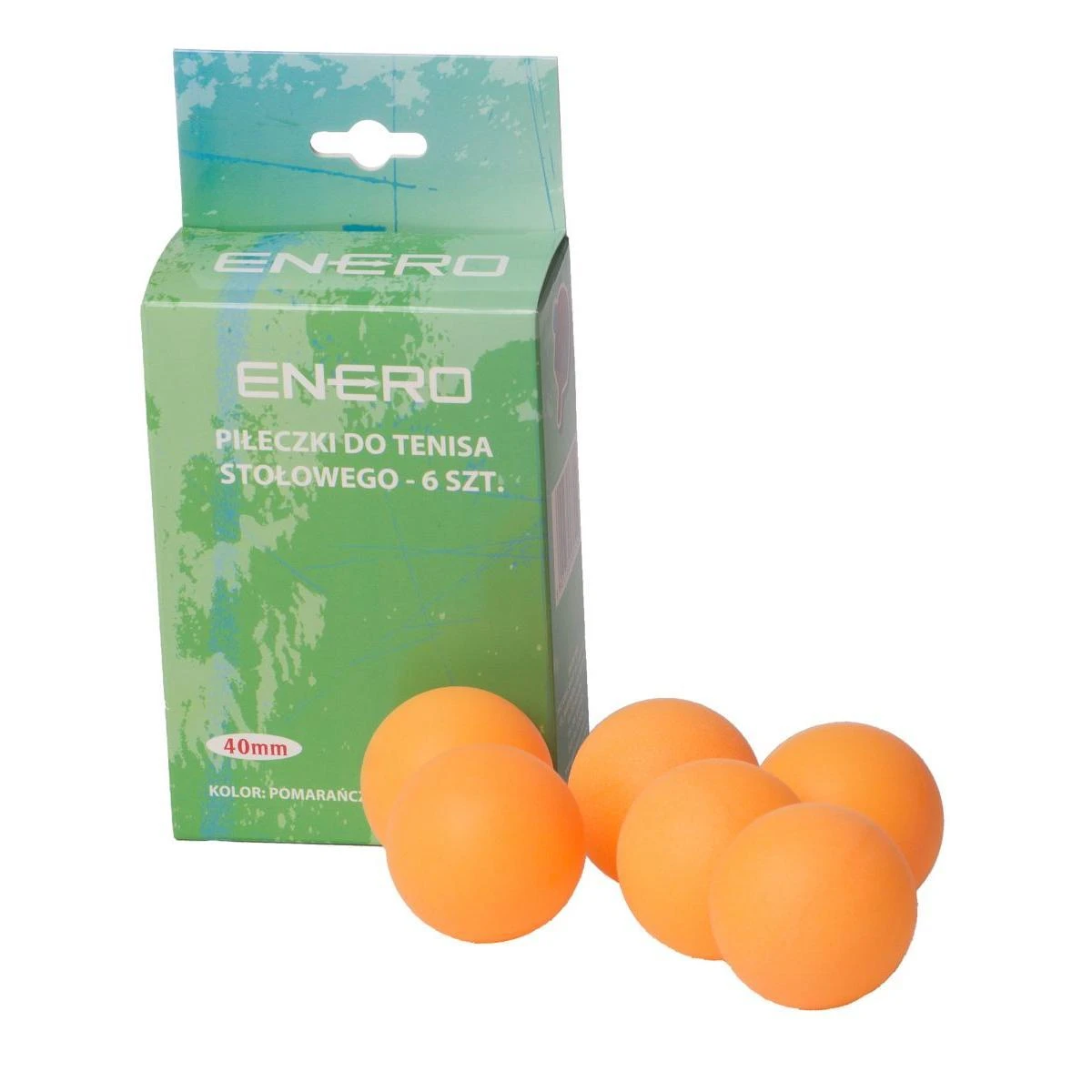 stalo teniso kamuoliukai enero 6 vnt oranžiniai