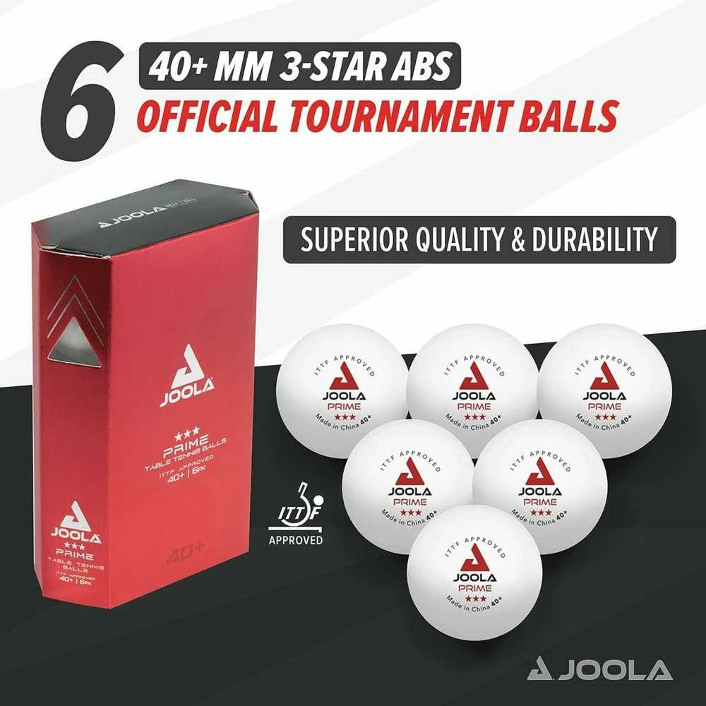 Stalo Teniso Kamuoliukai JOOLA PRIME 40+ 3***, 6 vnt