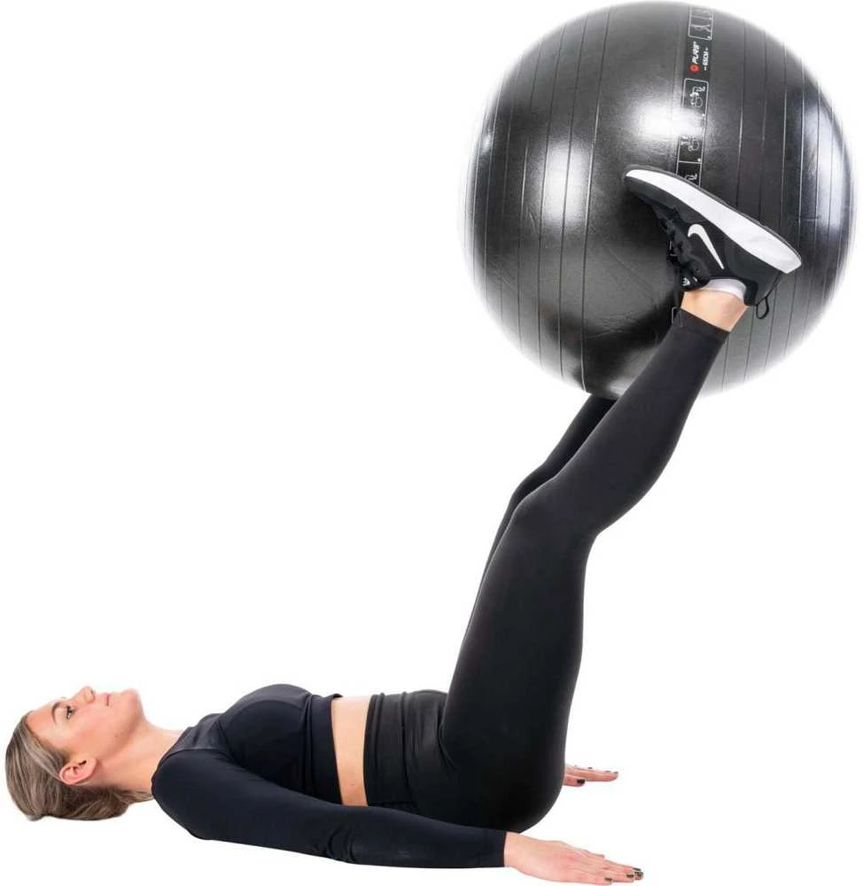 Pure2Improve | Exercise Ball | Juodas | 75 cm