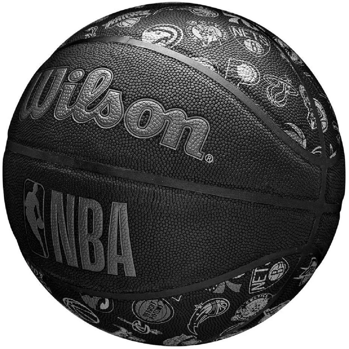 WILSON NBA ALL TEAM Juodas krepšinio kamuolys