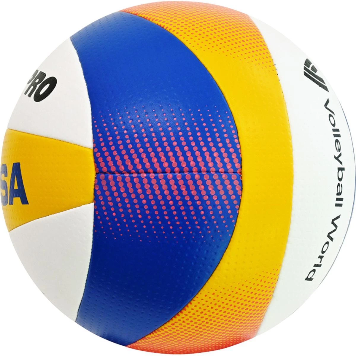 MIKASA BV550C-WYBR Paplūdimio tinklinio kamuolys Beach Pro, Dydis: 5