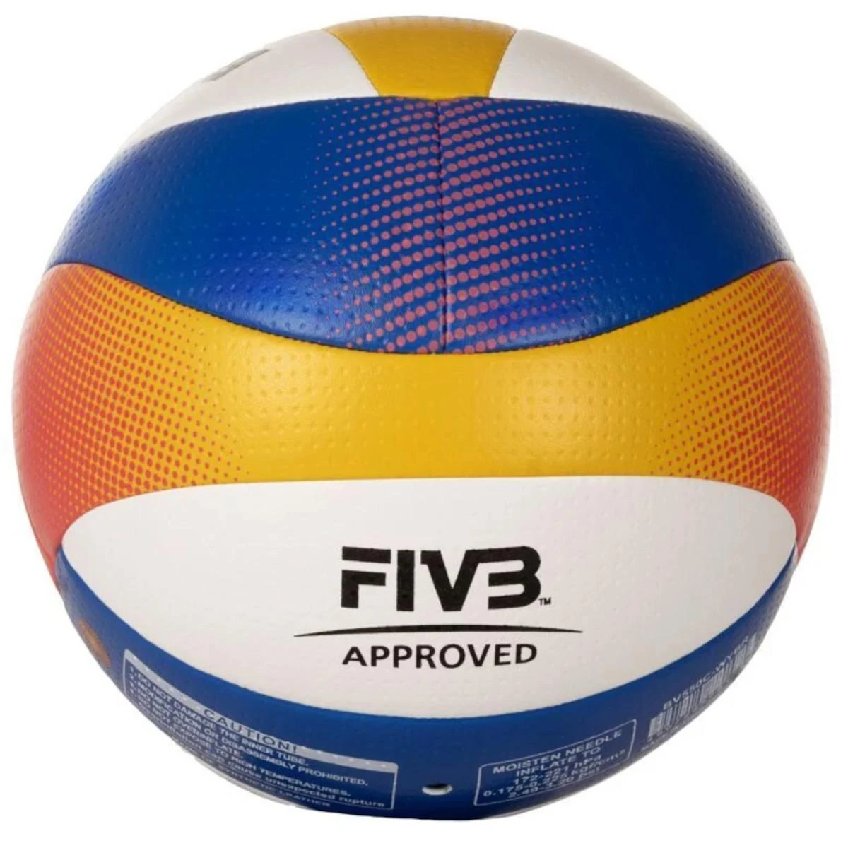 MIKASA BV550C-WYBR Paplūdimio tinklinio kamuolys Beach Pro, Dydis: 5