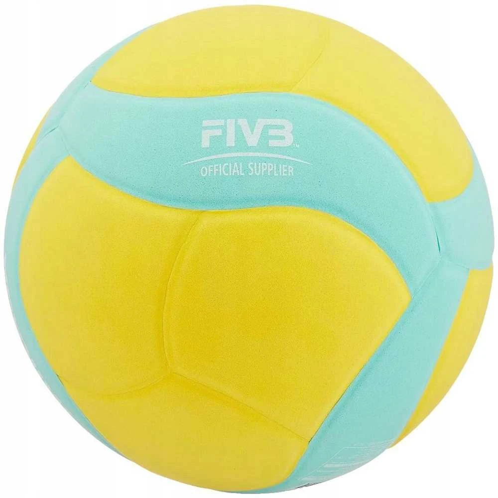 MKA Mikasa VS160W geltonai žalias tinklinio kamuolys 4 dydžio