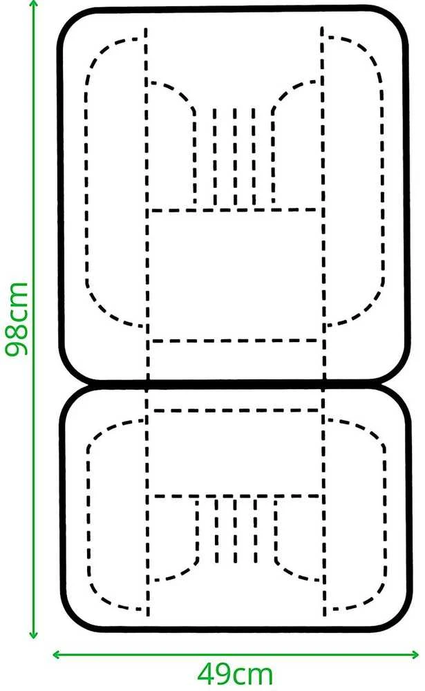 Dunlop Šildoma automobilinė sėdynės pagalvėlė 12V