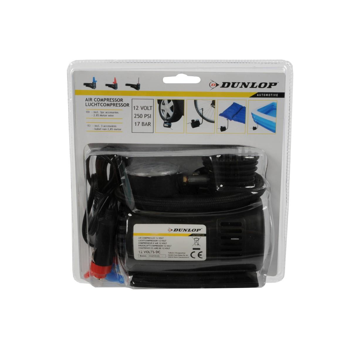 Automobilinis oro kompresorius Dunlop 12V