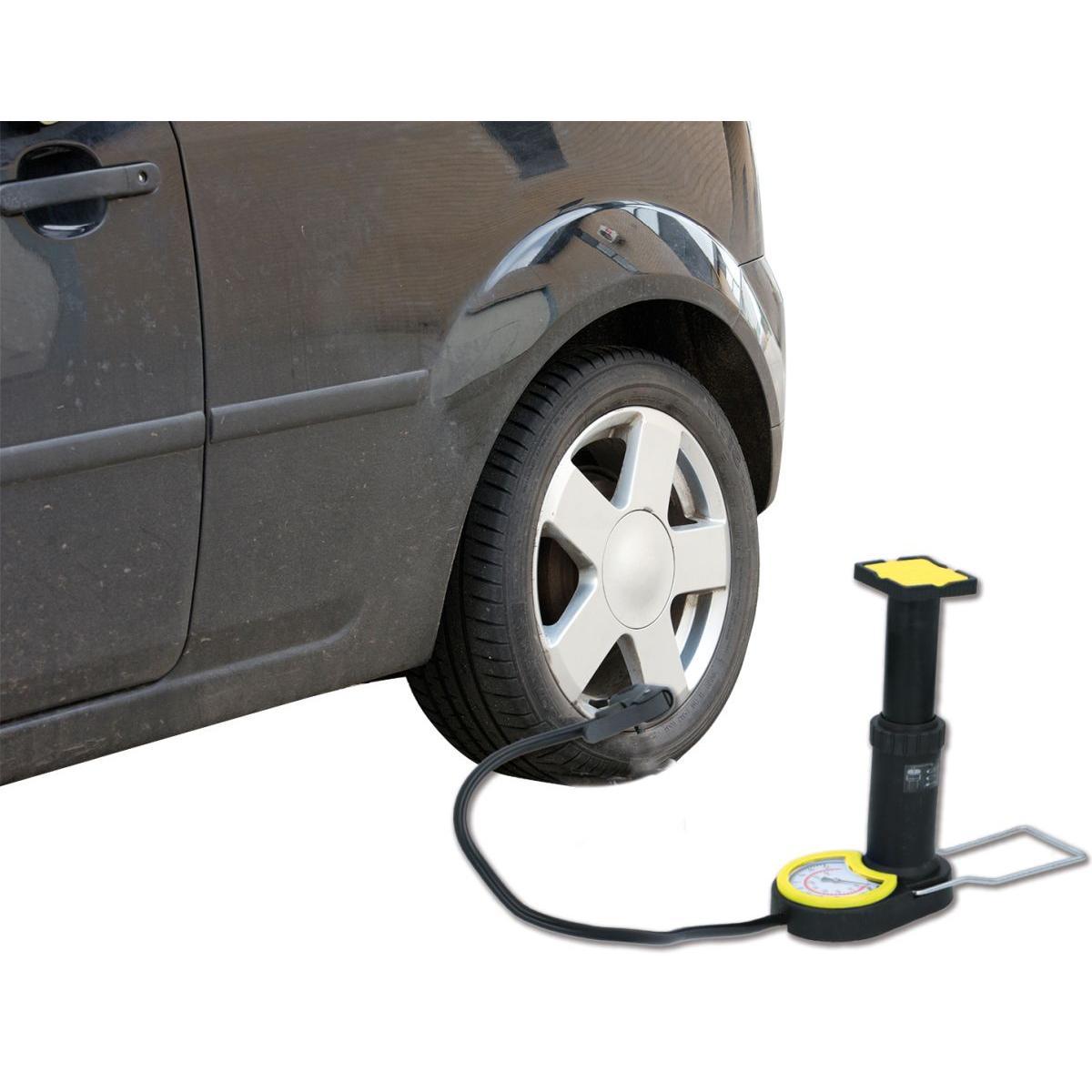 Kojinė dviračio pompa su slėgio matuokliu Dunlop