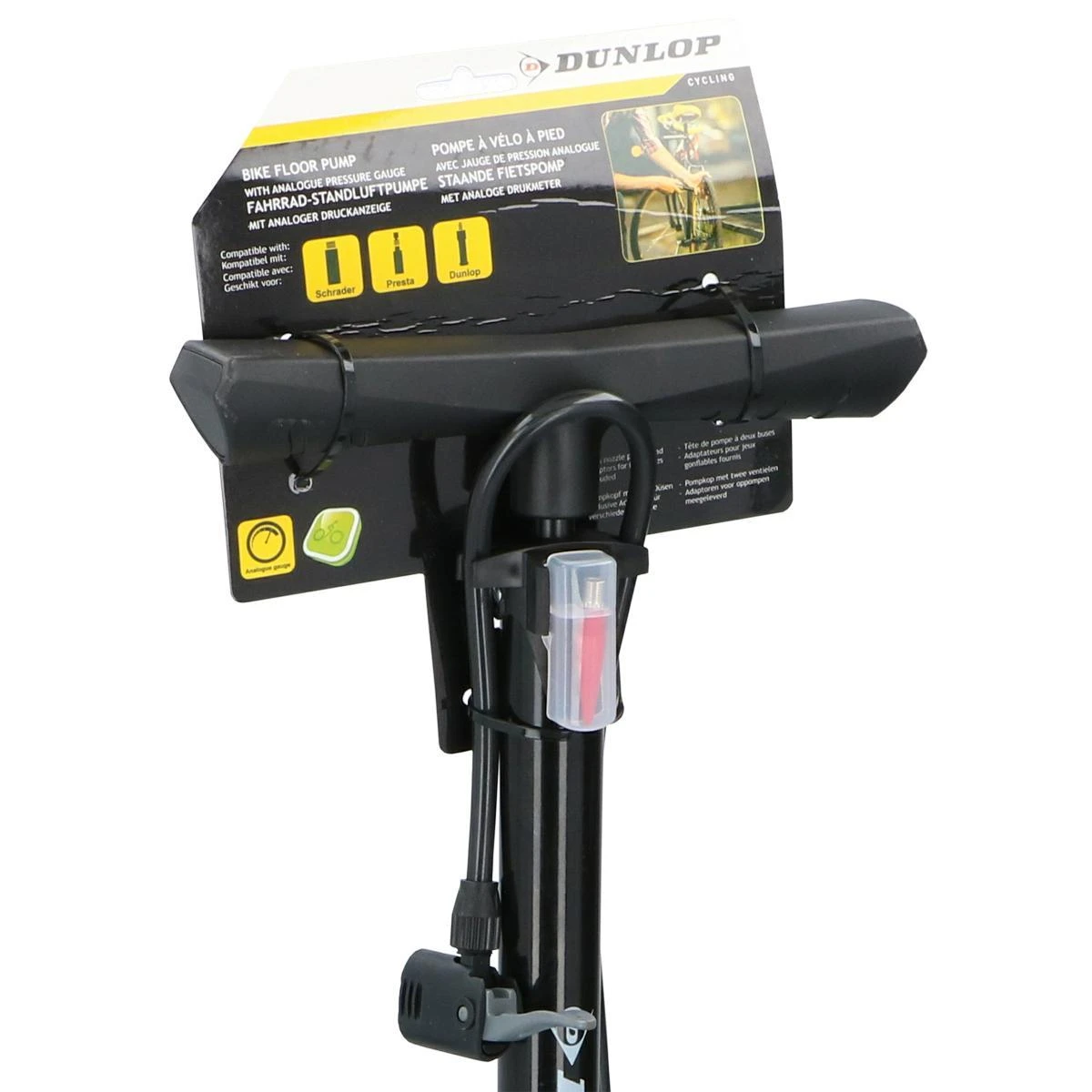 Dunlop Dunlop 174Psi pompa su universaliu manometru