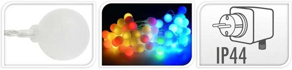 Party Lighting ProGarden Sodo girliandos vakarėlio šviesa, 80 LED, daugiaspalvė