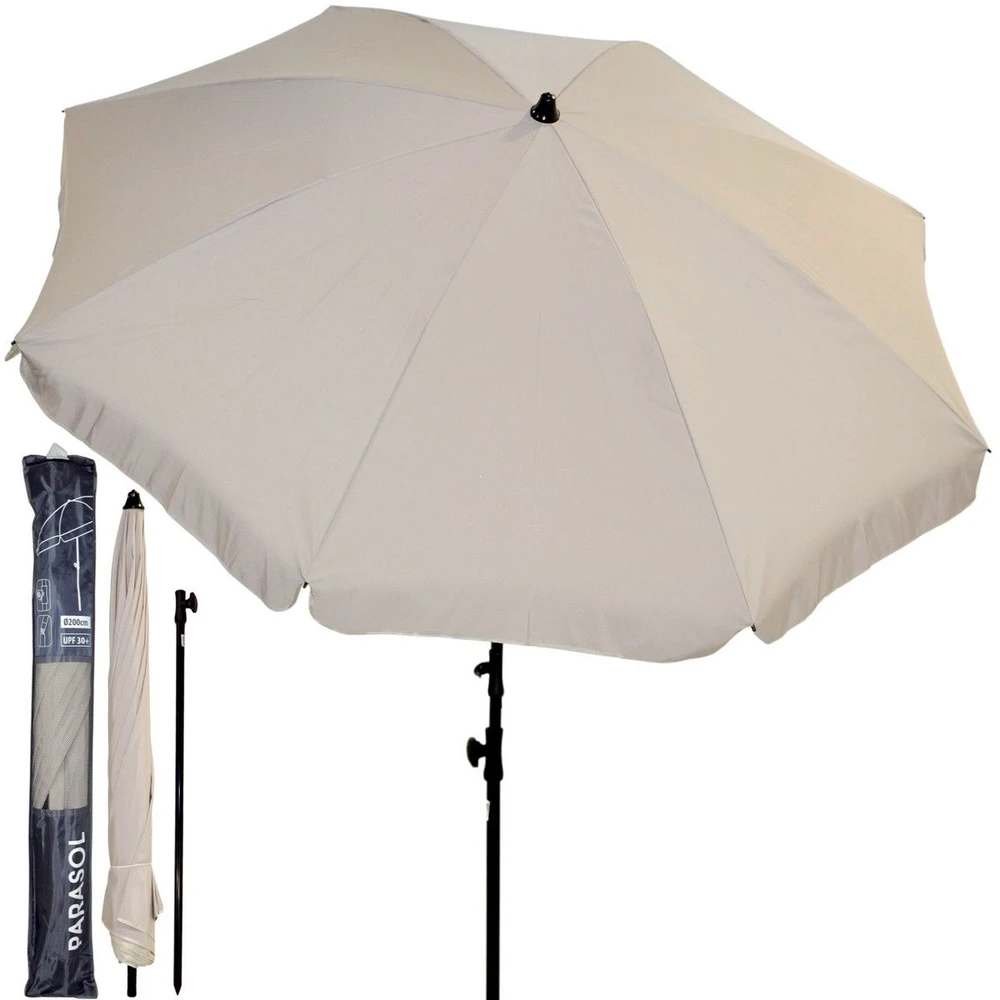 ProGarden Sodo skėtis 185 cm, smėlio spalvos
