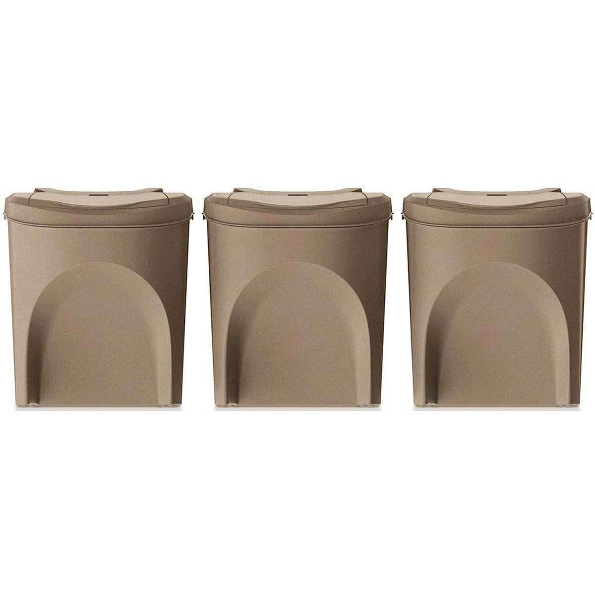 Keden Prosperplast ATLIEKŲ KREPŠELIAI 25 l SORTIBOX SET3 VNT. ECOWOOD