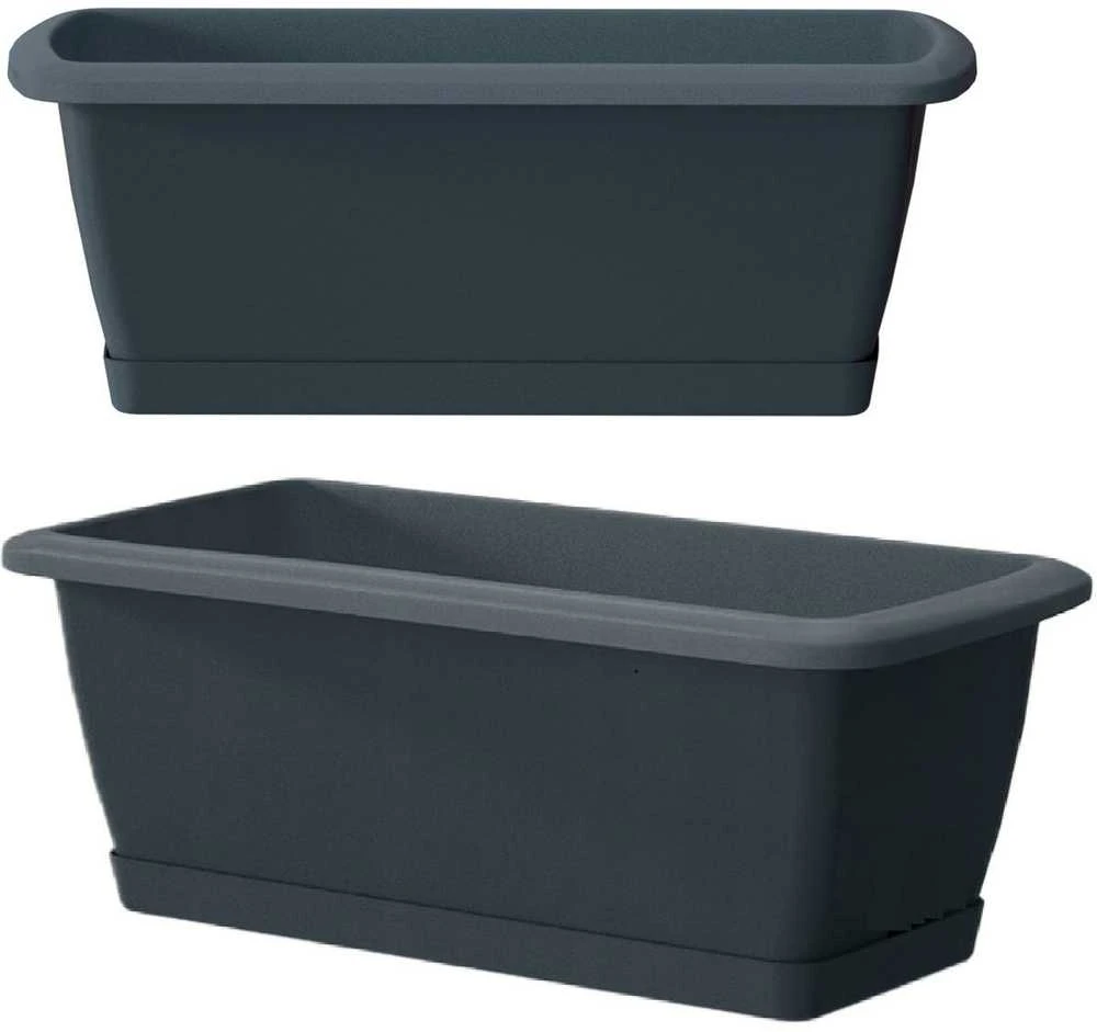 Plastikinis vazonas PROSPERPLAST ISE400P, 40×18,4×15 cm