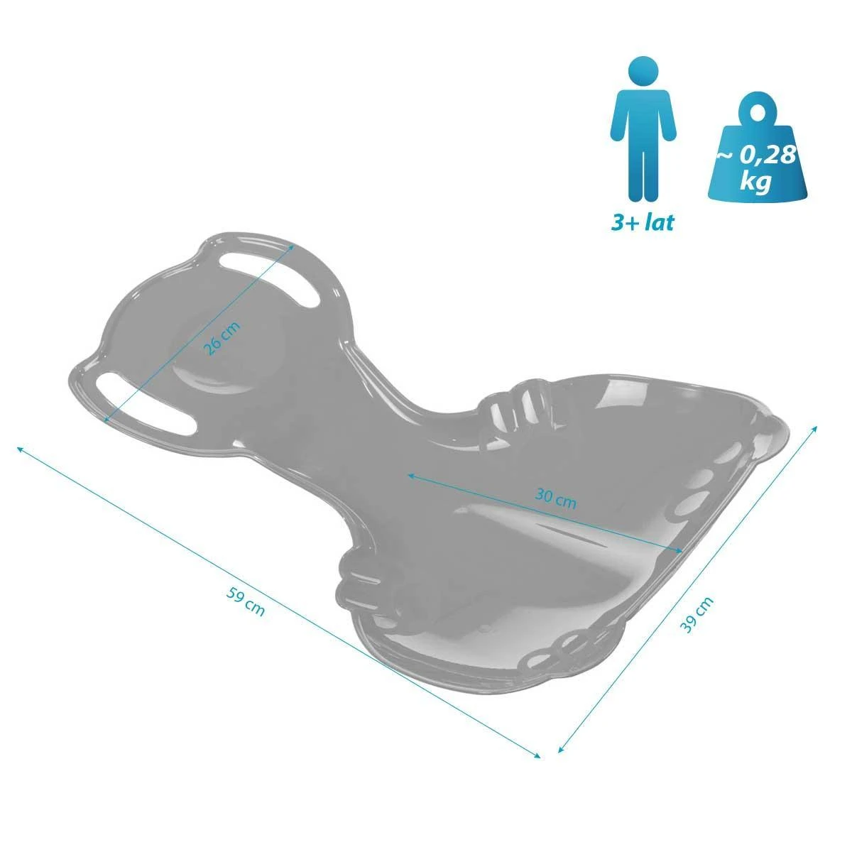 Čiuožynė „Prosperplast Polar Bear 2“ mėlyna vaikiška čiuožykla