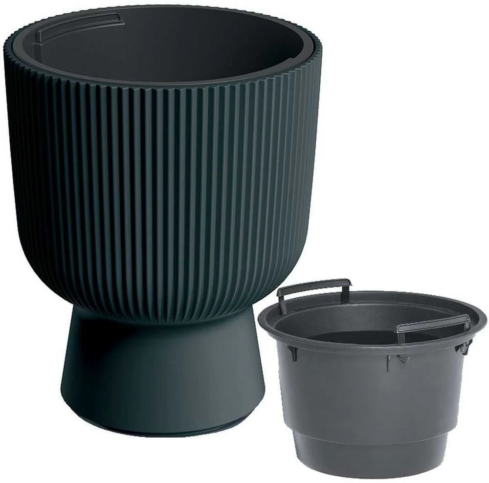 Prosperplast Doniczka Milly vazonas-antracito spalvos DBMIG240-S433, skersmuo 239 mm