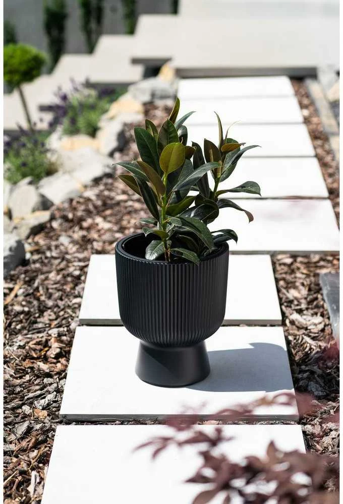 Prosperplast Doniczka Milly vazonas-antracito spalvos DBMIG240-S433, skersmuo 239 mm