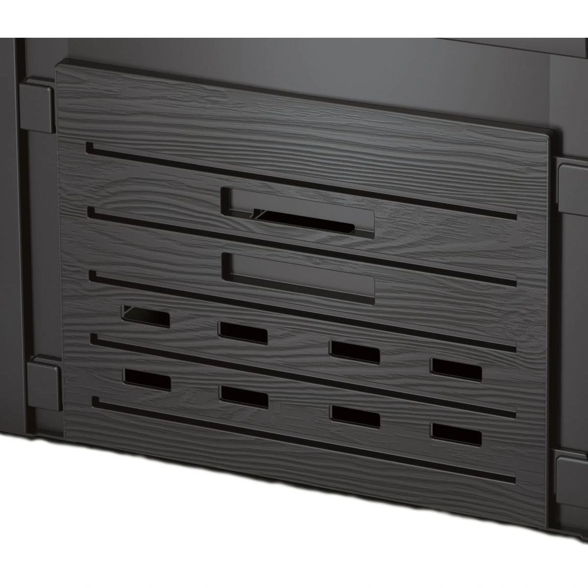 Prosperplast IKST280-S433 "Compogreen Woody" komposto dėžė 280L, antracito spalvos