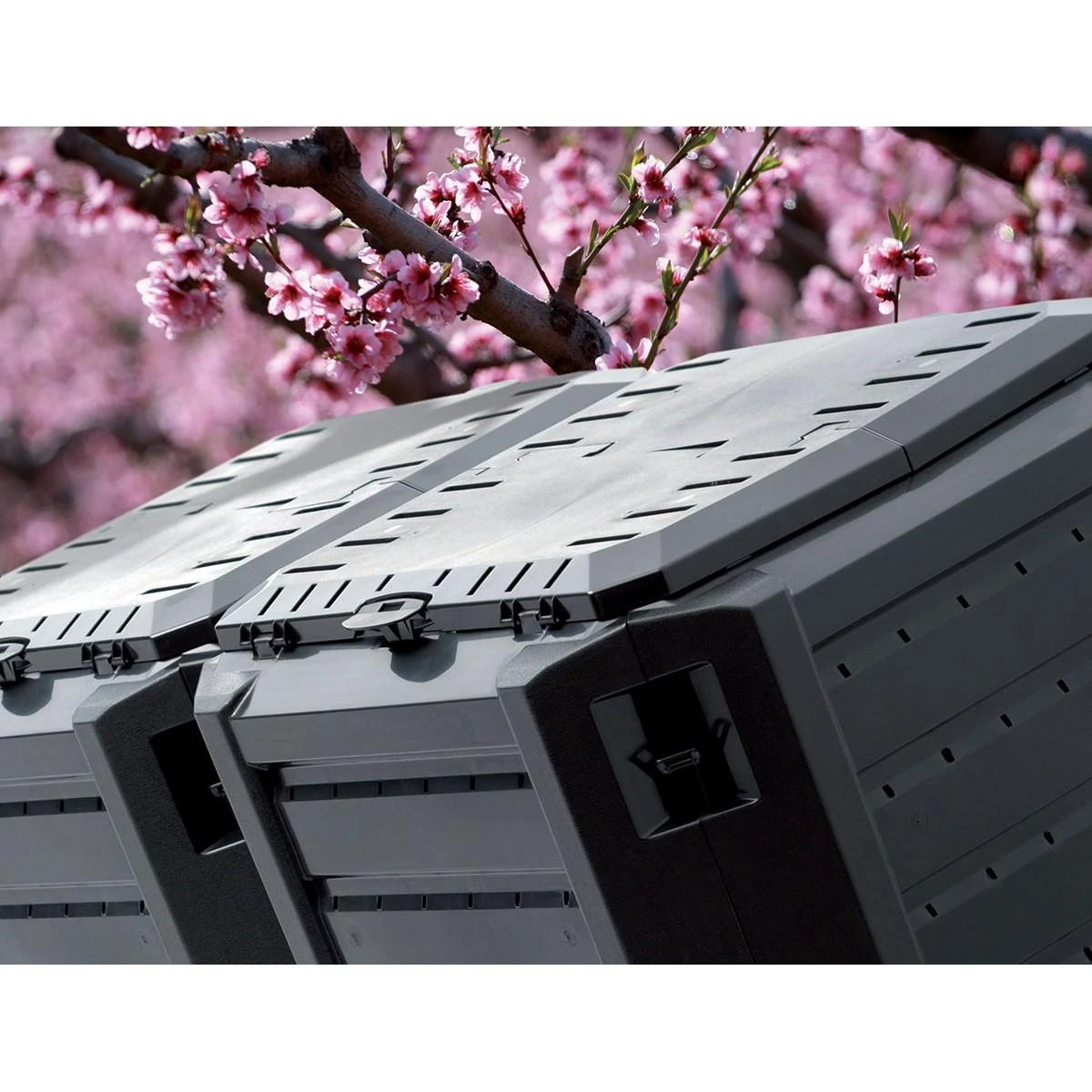 Komposto dėžė Prosperplast Module Compogreen 800 L, juodos spalvos